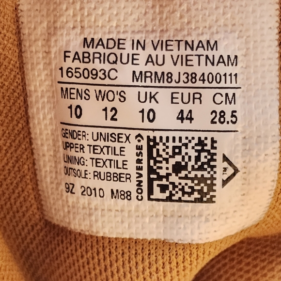 Converse Chuck Taylor All Star Hi Wheat Green Sneakers Mens Shoes Size 10 - Picture 11 of 11